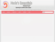 Tablet Screenshot of nadasessentials.com